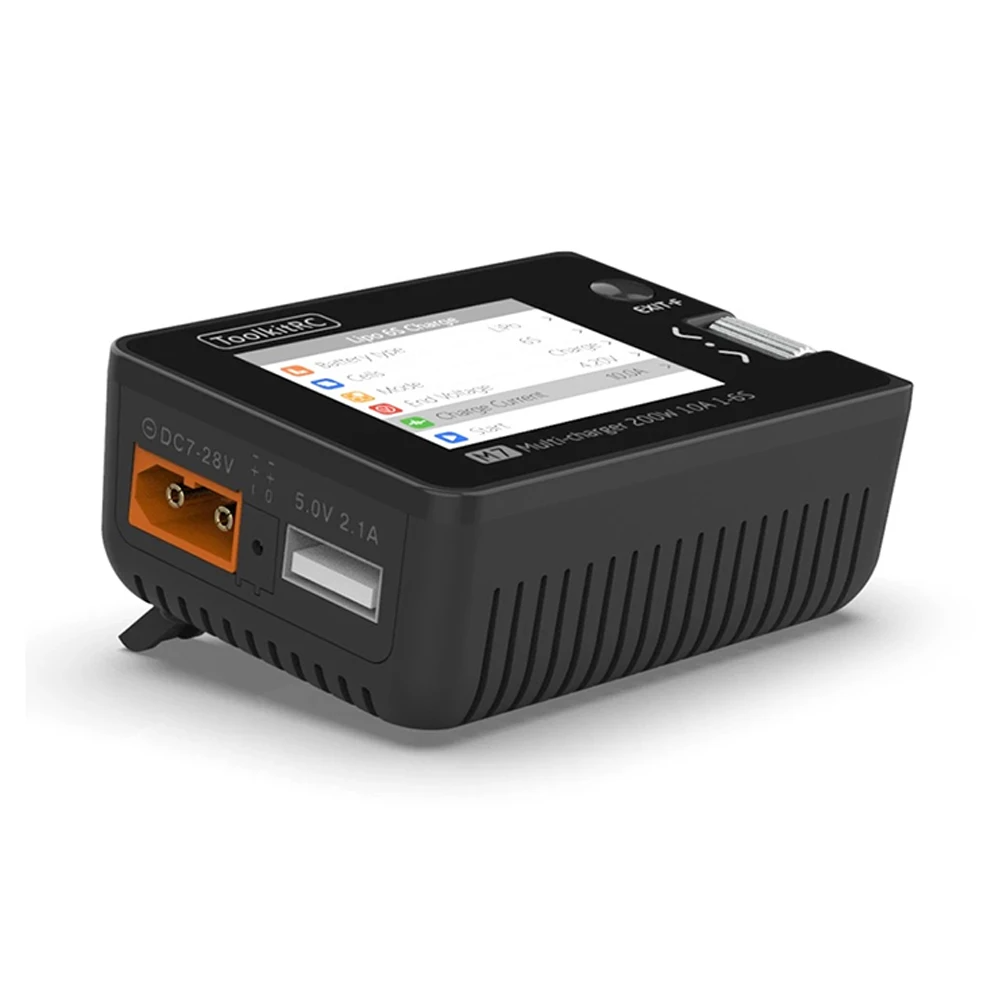 ToolkitRC M7 200W 10A DC Balance Charger Discharger for 1 6S Lipo Battery With Voltage Servo.jpg Q90.jpg ToolkitRC M7 200W 10A 2-6S