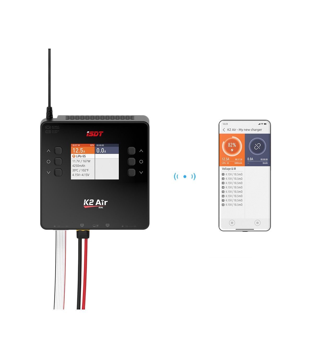zaryadnij pristrij isdt k2 air acdc 500w x 2 20a dual channel smart charger 6 zaryadnij pristrij isdt k2 air acdc 500w x 2 20a dual channel smart charger 6