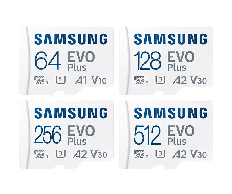 Карта пам'яті Samsung EVO Plus 64GB U3 A2|128GB U3 A2|256GB U3 A2|512GB U3 A2