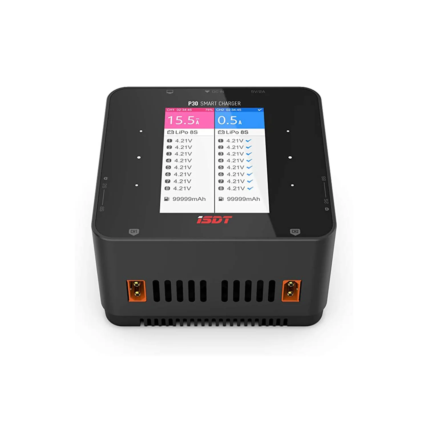 Зарядний пристрій iSDT P30 Dual Channel Lipo Battery Charger Зарядний пристрій iSDT P30 Dual Channel Lipo Battery Charger