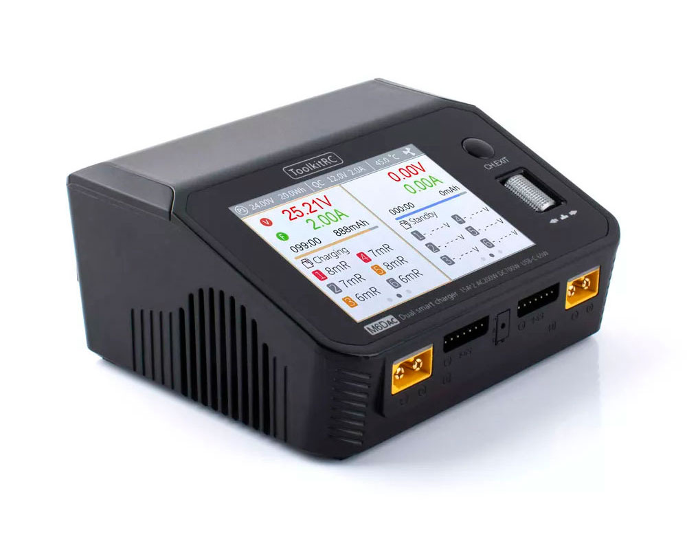 Зарядний пристрій ToolkitRC M6DAC 200W/ DC 350W