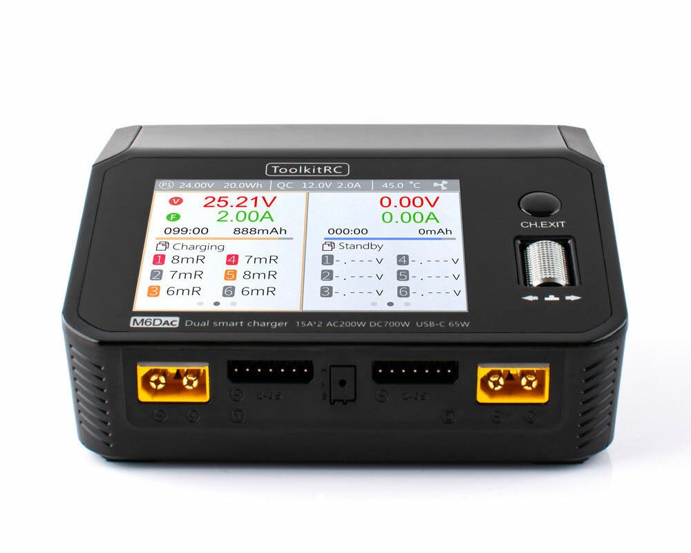 Зарядний пристрій ToolkitRC M6DAC 200W/ DC 350W