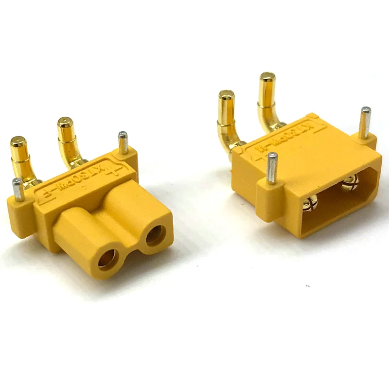 Конектор Amass XT30PW ungle 90 Пара/M/F Конектор Amass XT30PW ungle 90 Пара/M/F