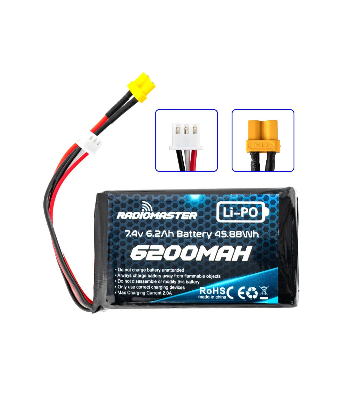 Акумулятор RadioMaster 6200mah 2S Lipo Transmitter Battery Акумулятор RadioMaster 6200mah 2S Lipo Transmitter Battery