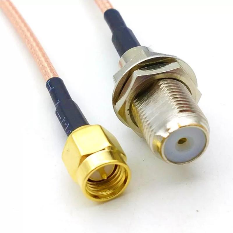 SMA кабель RG316 "папа-мама" 20 см.