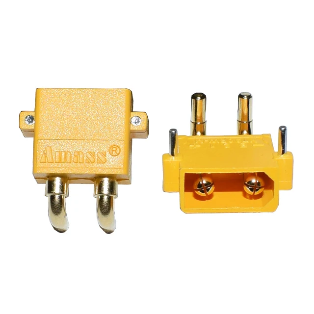 Конектор Amass XT30PW ungle 90 Пара/M/F Конектор Amass XT30PW ungle 90 Пара/M/F