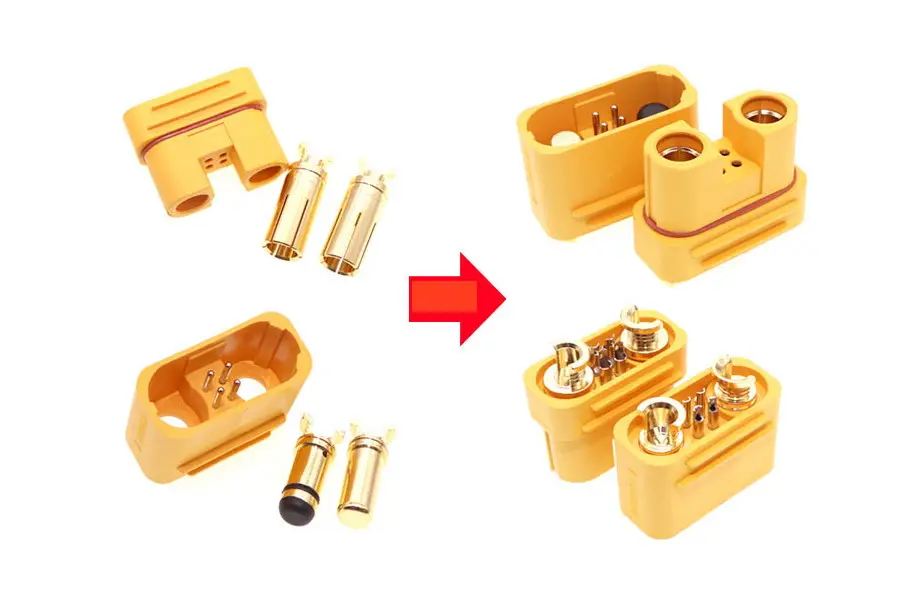 Конектор AMASS AS150U Пара/M/F Конектор AMASS AS150U Пара/M/F