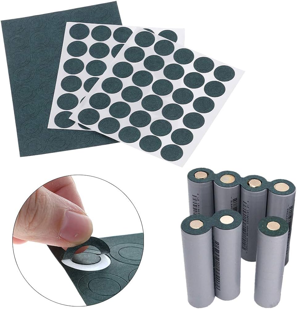 Ізоляційні гаскети для акумуляторів 21700, 18650 1лист (100шт) Ізоляційні гаскети для акумуляторів 21700, 18650 1лист (100шт)