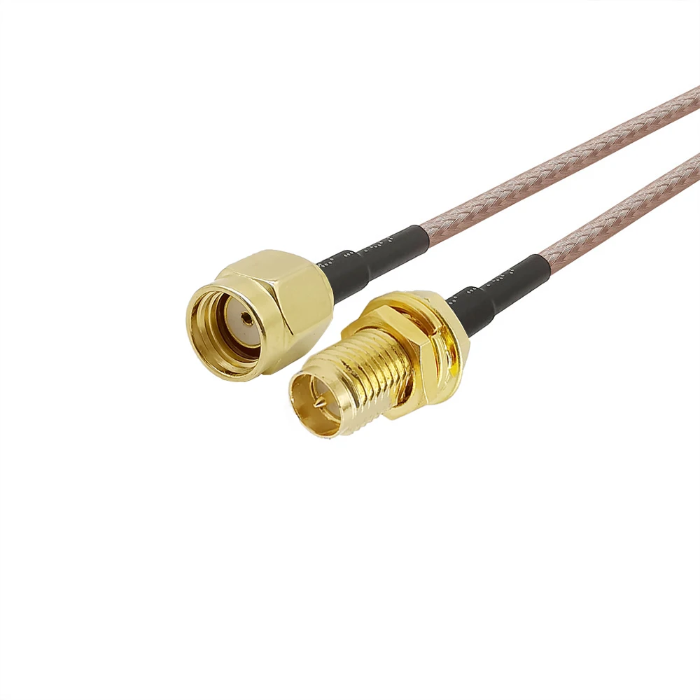 SMA кабель RG316 "папа-мама" 20 см.