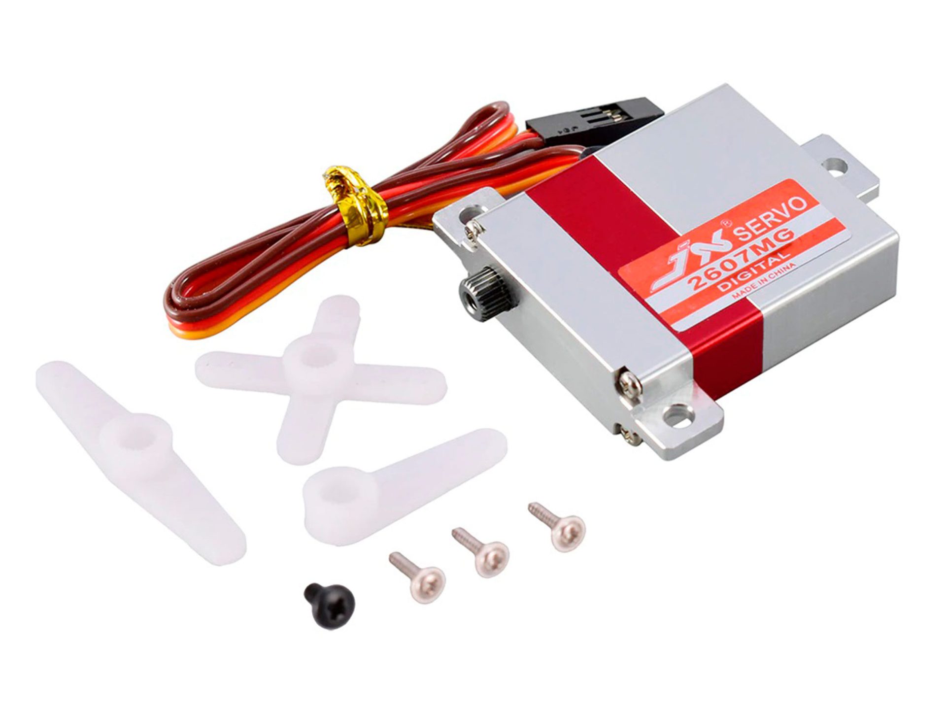 Сервопривід JX PDI-2607 MG (26g/ 5.85kg/0.16s) Сервопривід JX PDI-2607 MG (26g/ 5.85kg/0.16s)