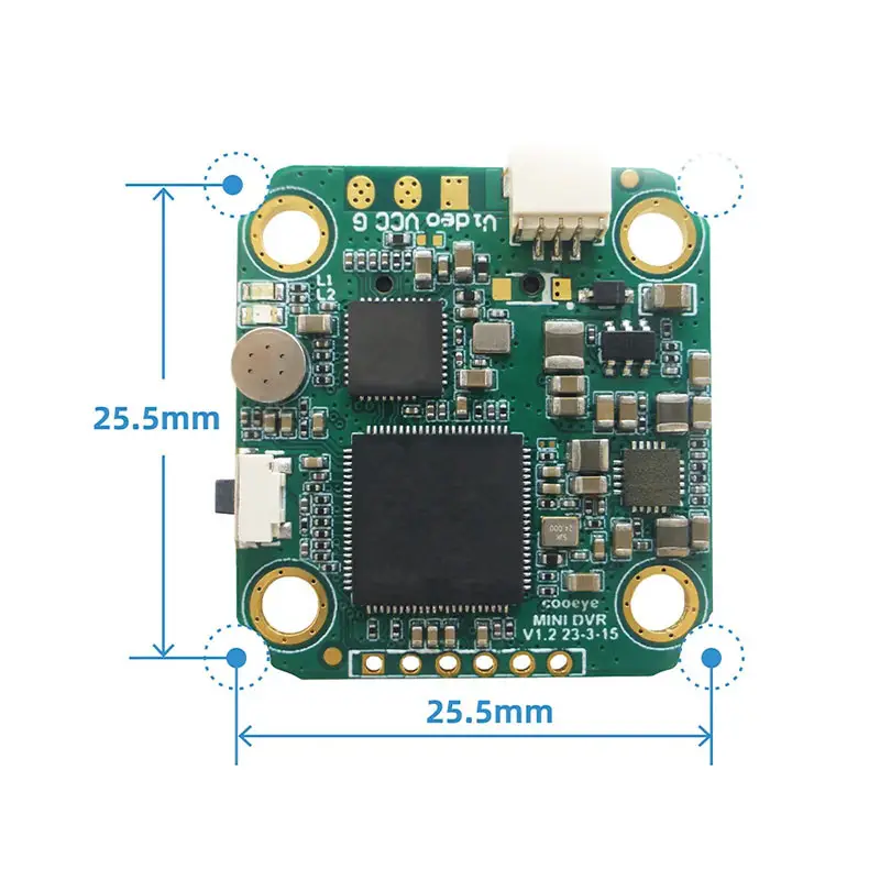 Відеореєстратор COOAI DVR-PCB 5-30 V, PAL/NTSC/AHD720P