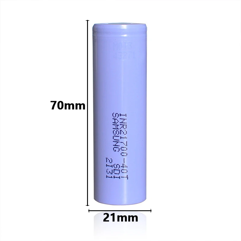 Акумулятор Samsung INR21700-40T 4000 mAh - 45A Акумулятор Samsung INR21700-40T 4000 mAh - 45A