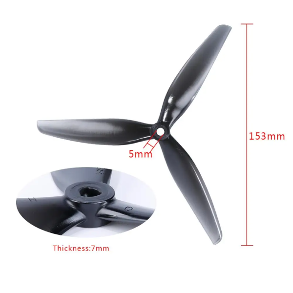 HQprop HQ 7X4X3 7040 Propeller 7 4 3 Blade Prop CW CCW 7infch For RC DIY.jpg