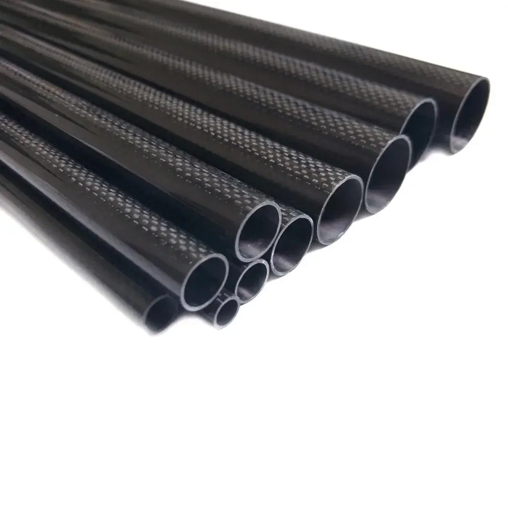 Трубка карбонова Carbon tube 12х10mm, 1000mm (3K Twill) Трубка карбонова Carbon tube 12х10mm, 1000mm (3K Twill)