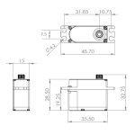 Сервопривід MKS Servo HV747