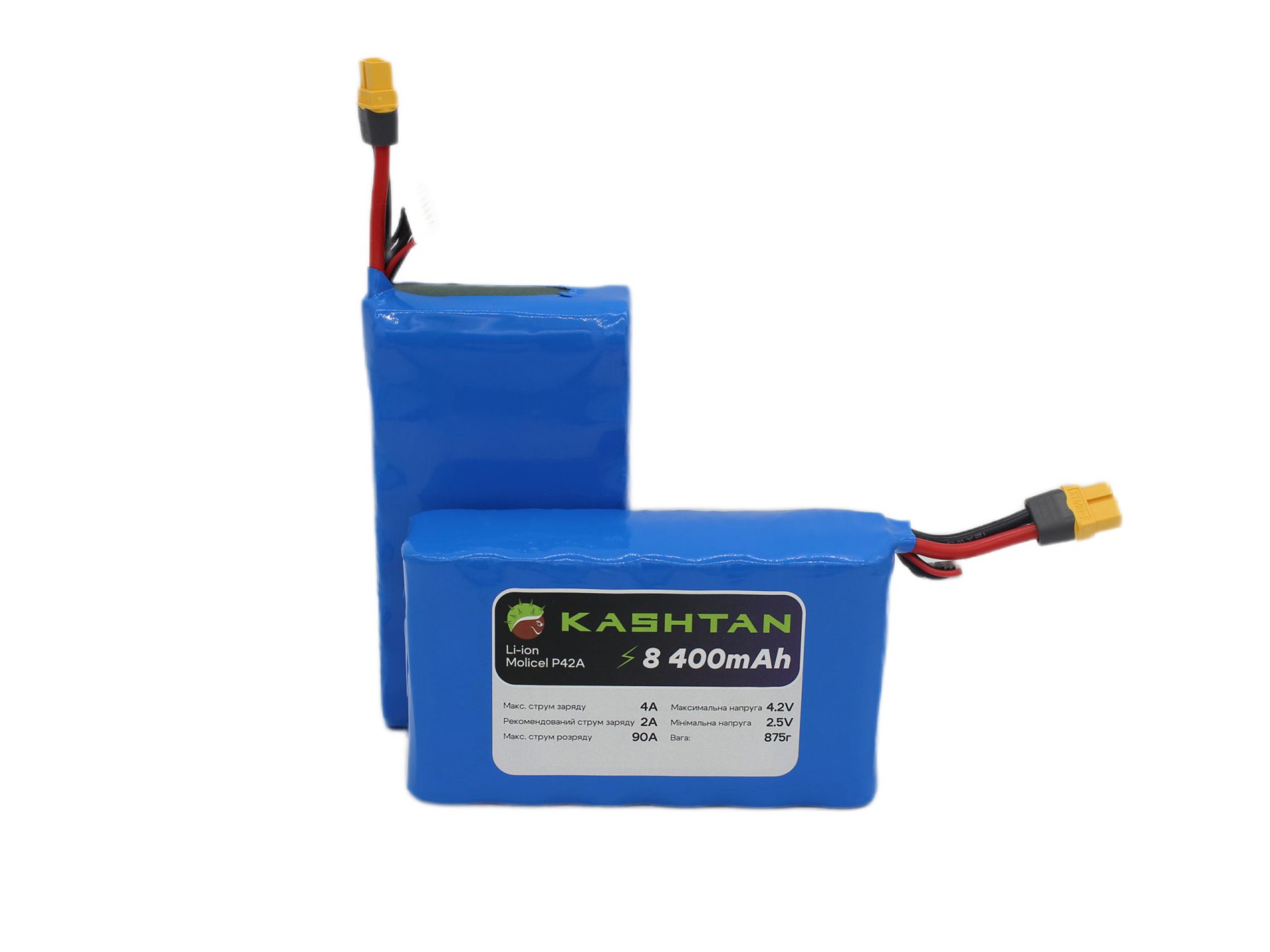 Акумулятор для FPV KASHTAN 6s2p 8400 mAh Акумулятор для FPV KASHTAN 6s2p 8400 mAh