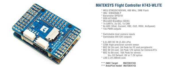 Flight Controller H743-WLITE