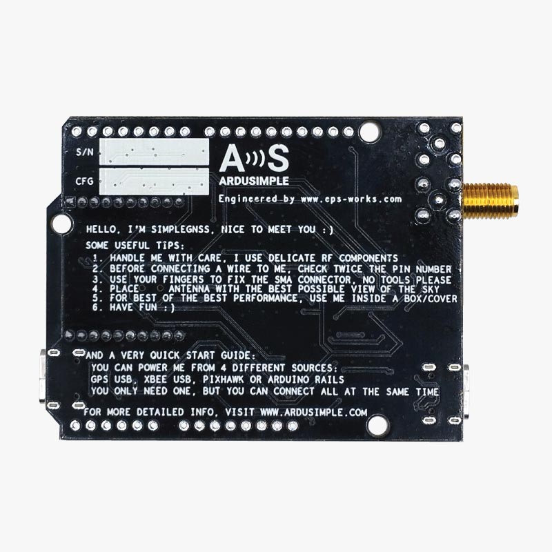 GPS ArduSimple simpleGNSS Pro