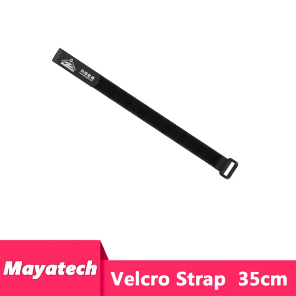 Hook and Loop Fastener Strap Red/Black 35cm