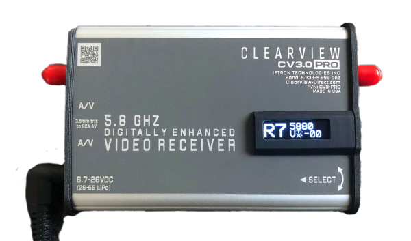 Відеоприймач Ultra Long Range ClearView 4.0 PRO 5.8
