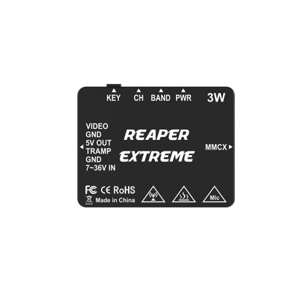 Відеопередавач Foxeer 4.9~6G Reaper Extreme 3W 80CH VTx