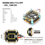 Diatone Mamba MK4 F722 App F65A 128K BL32 Stack