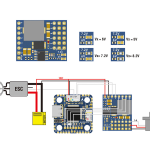 Matek Servo PDB with BEC 5.5-36V to 5-8.2V